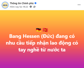 TIN VUI: NƯỚC ĐỨC MỞ RỘNG CƠ HỘI CHO LAO ĐỘNG VIỆT - TÍN HIỆU DỄ DÀNG CHUYỂN ĐỔI BẰNG CẤP ĐỂ DU HỌC NGHỀ